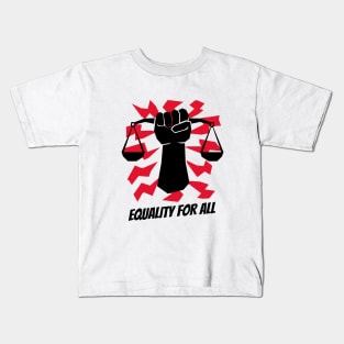 Equality For All / Black Lives Matter Kids T-Shirt